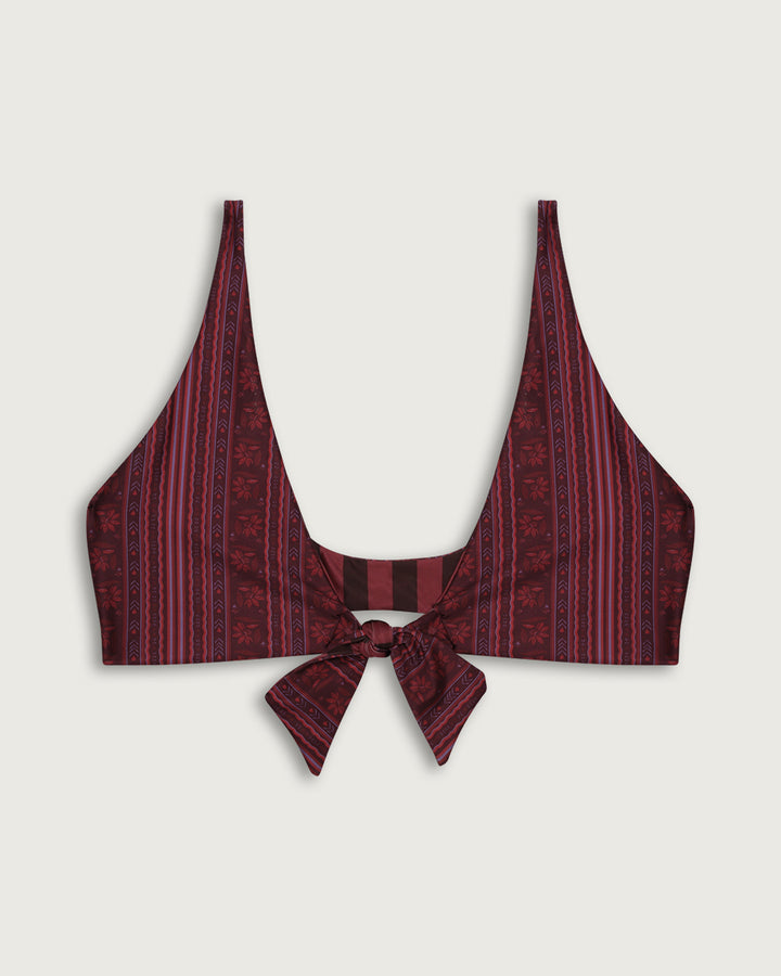 TOP CASCAIS NUDO AJUSTABLE CIRCUS PRINT