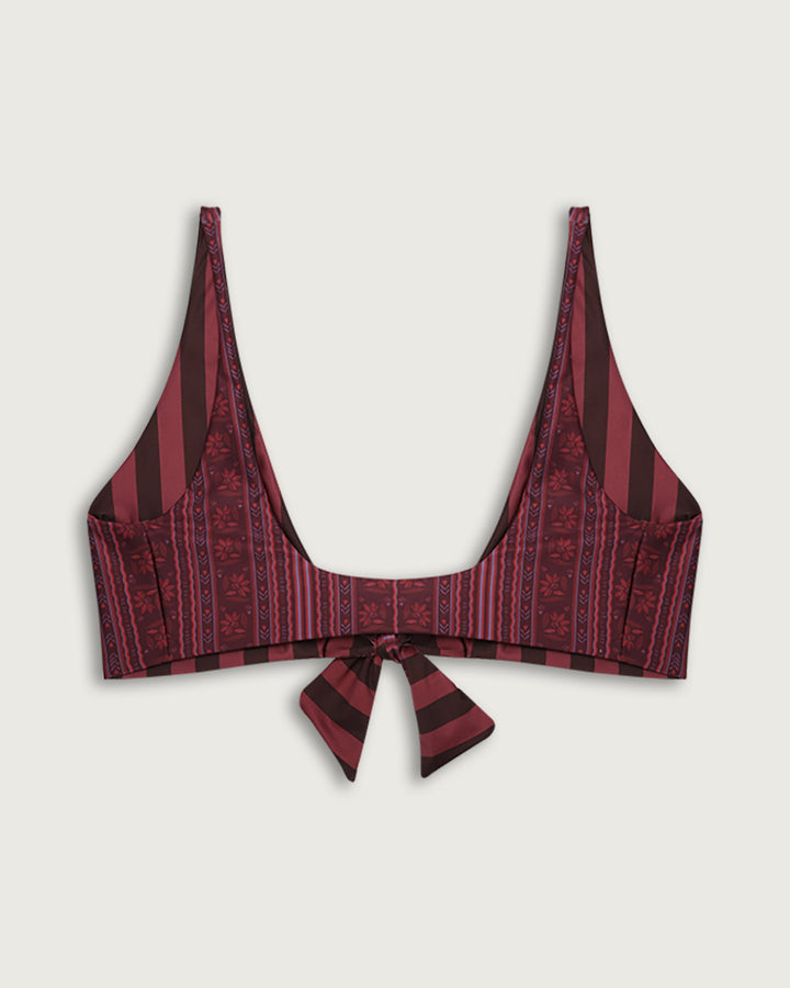 TOP CASCAIS NUDO AJUSTABLE CIRCUS PRINT