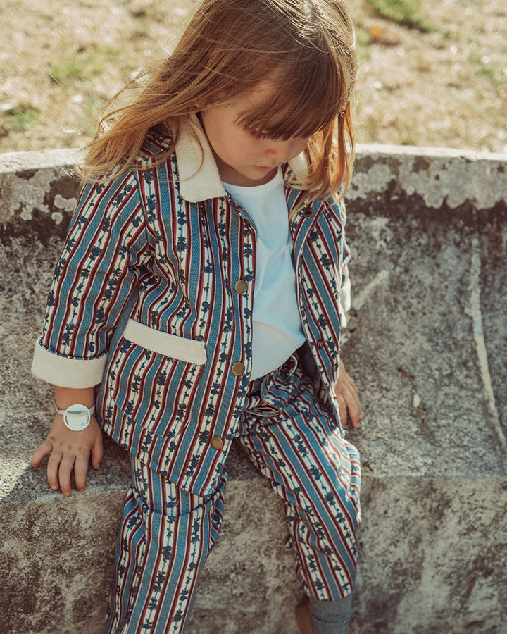 PANTALON NENA DENIM BLUEBERRY PRINT PETIT