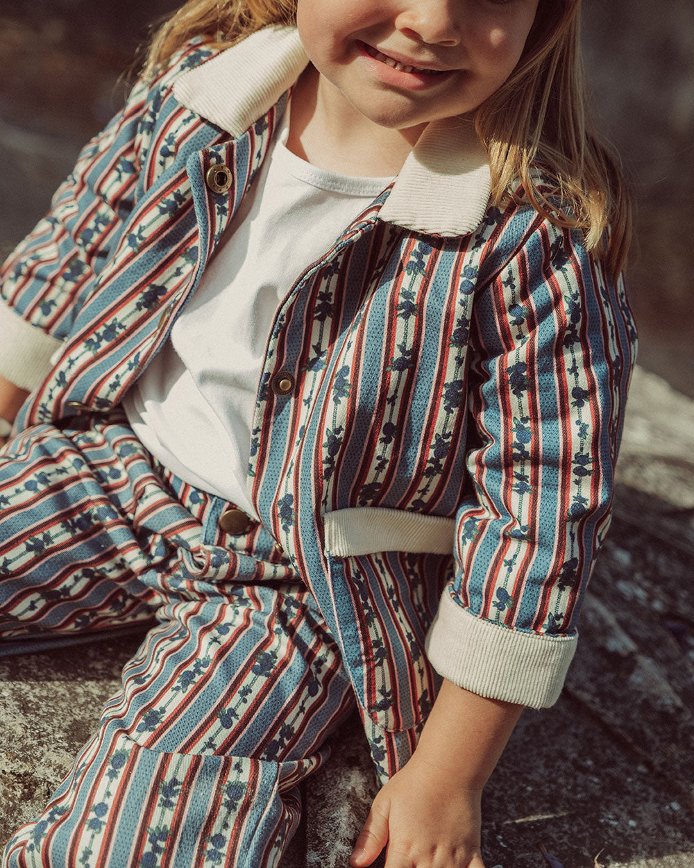 PANTALON NENA DENIM BLUEBERRY PRINT PETIT