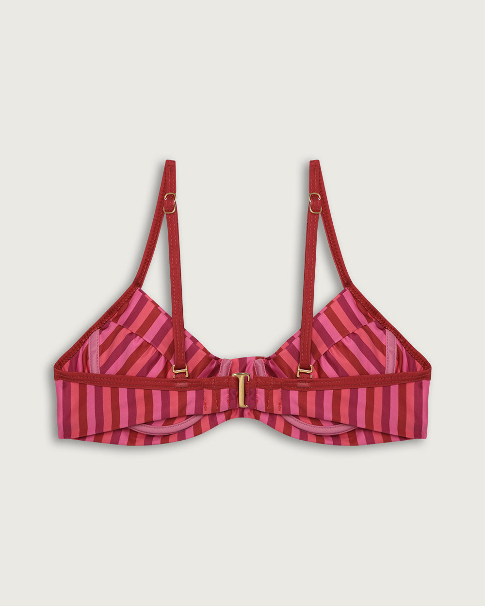 TOP LILIA CON ARCO FUCSIA STRIPES