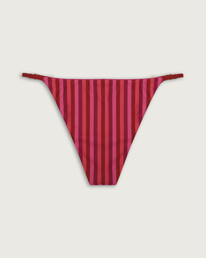 BOTTOM REVERSIBLE AJUSTABLE FUCSIA STRIPES