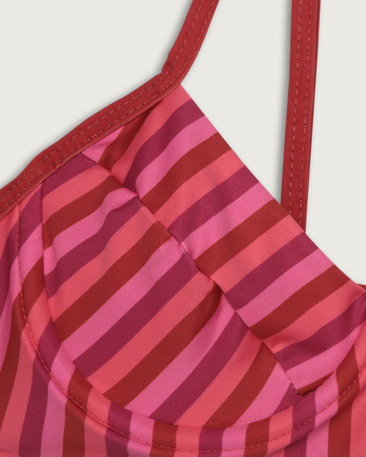TOP LILIA CON ARCO FUCSIA STRIPES