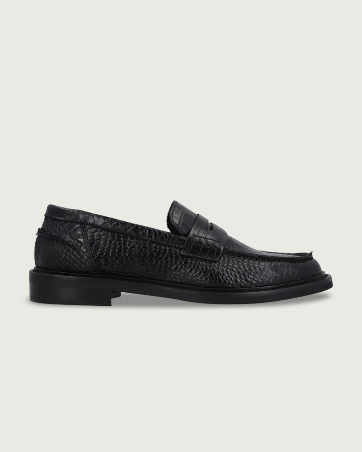 MOCASÍN GÉNOVA BLACK CROCO