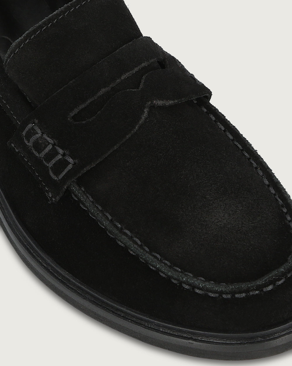 MOCASÍN GÉNOVA BLACK GAMUZA