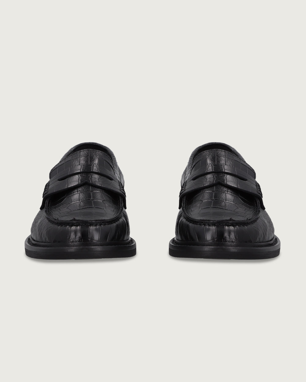 MOCASÍN GÉNOVA BLACK CROCO