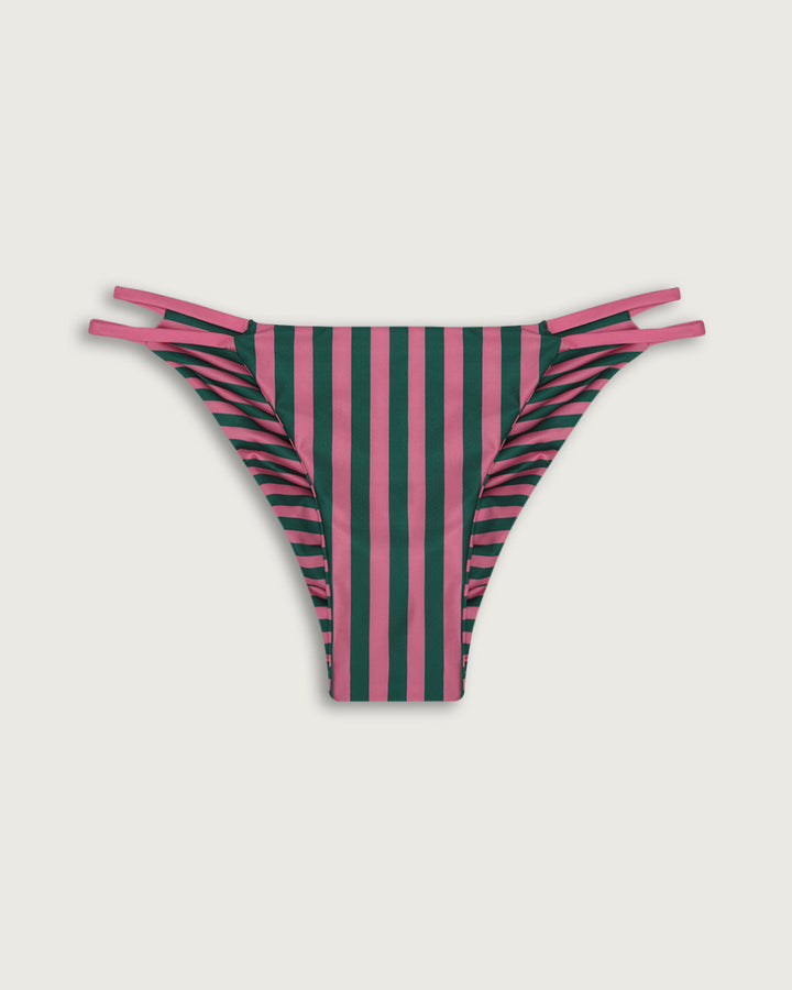 BOTTOM MINI REVERSIBLE GREEN STRIPES