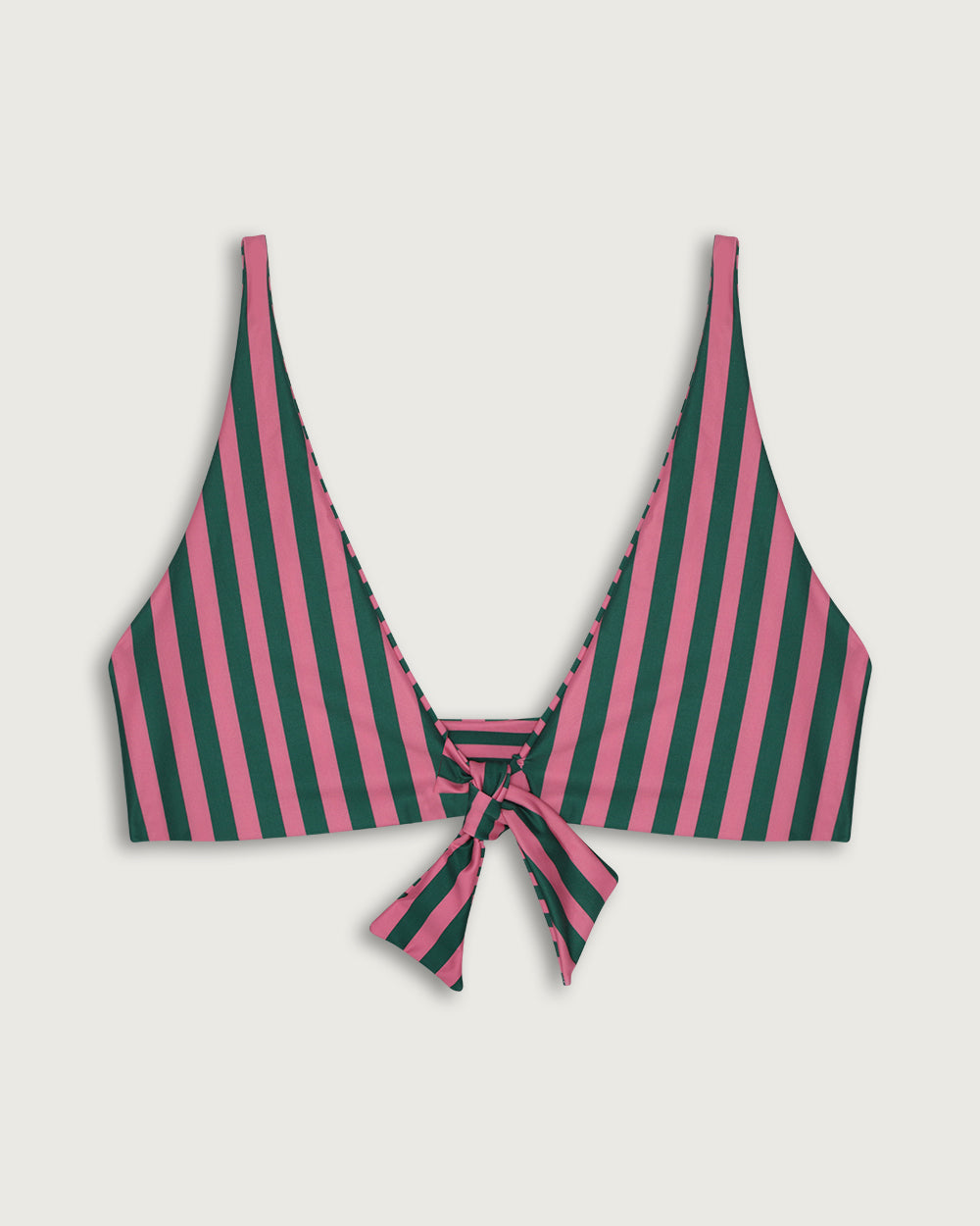 TOP CASCAIS NUDO AJUSTABLE GREEN STRIPES