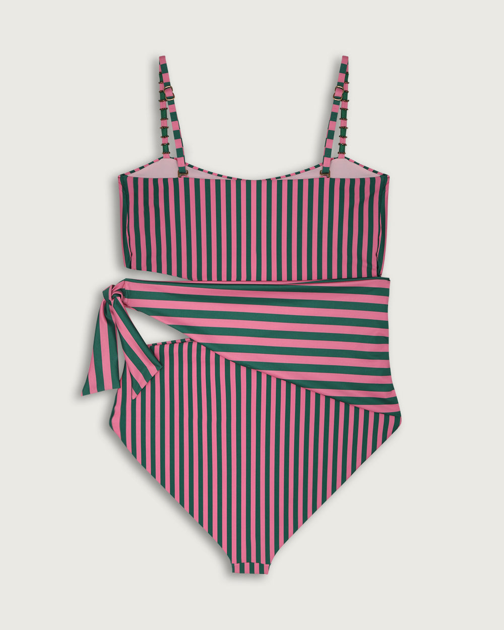 ONE PIECE MONDRAGO GREEN STRIPES