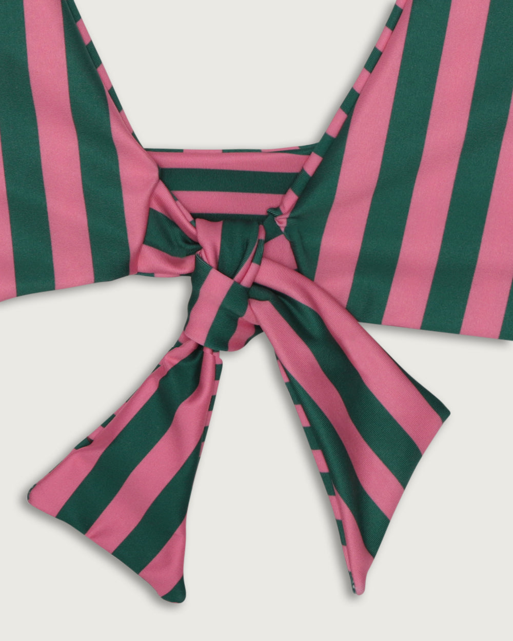 TOP CASCAIS NUDO AJUSTABLE GREEN STRIPES