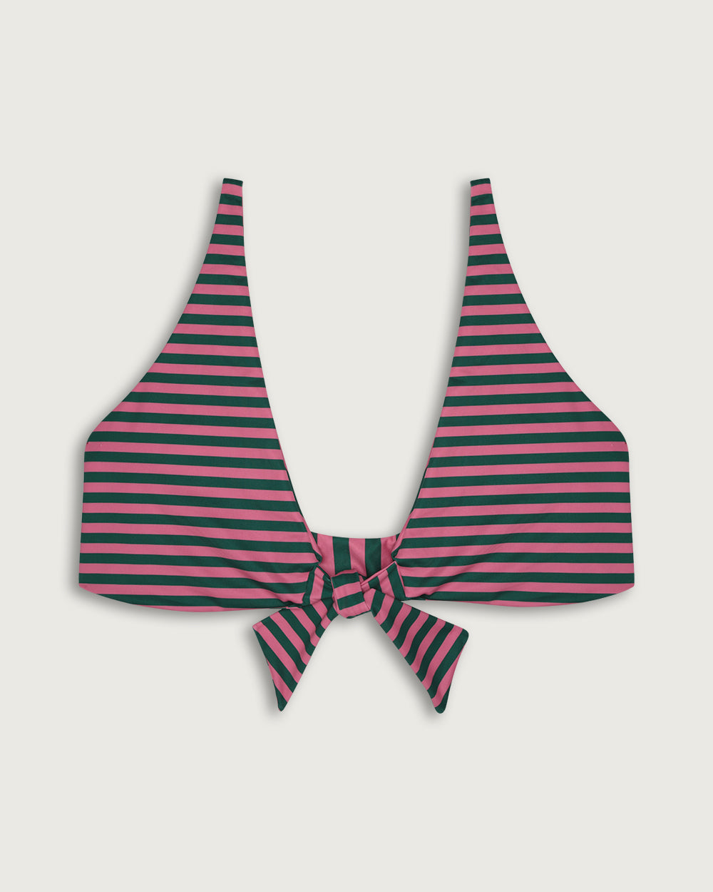 TOP CASCAIS NUDO AJUSTABLE GREEN STRIPES