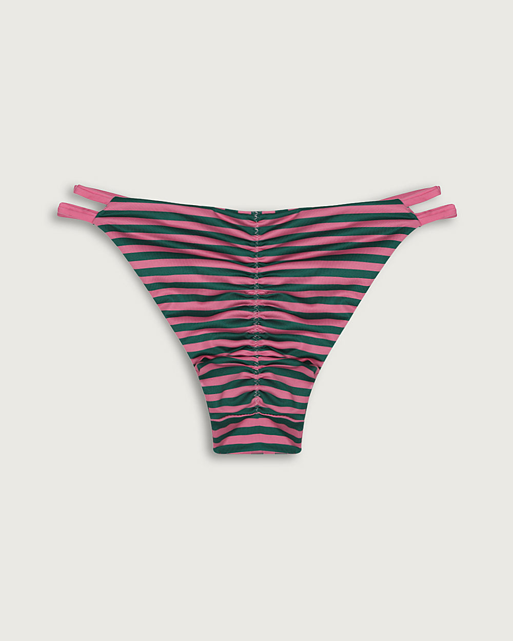 BOTTOM MINI REVERSIBLE GREEN STRIPES