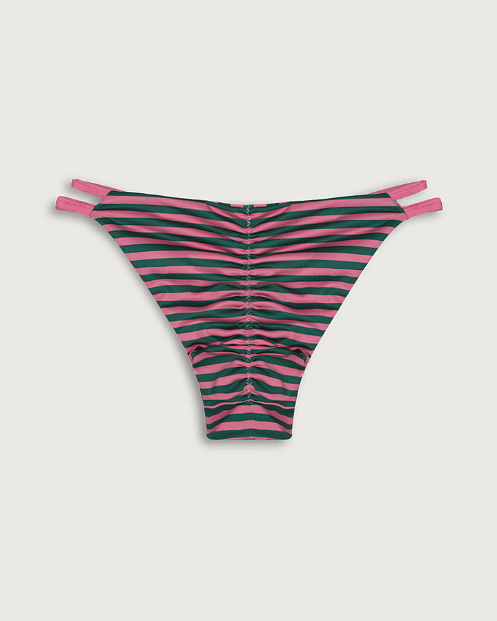 BOTTOM MINI REVERSIBLE GREEN STRIPES