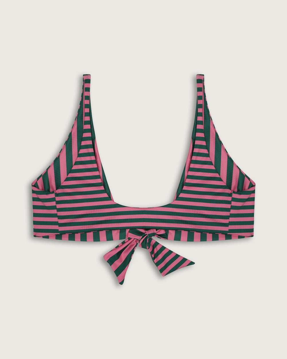 TOP CASCAIS NUDO AJUSTABLE GREEN STRIPES