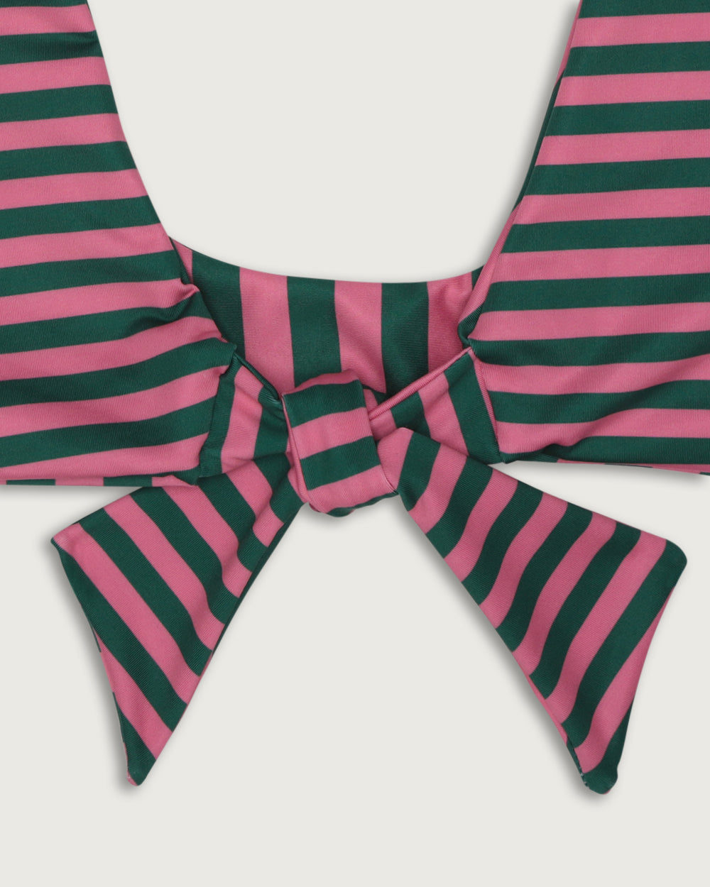 TOP CASCAIS NUDO AJUSTABLE GREEN STRIPES