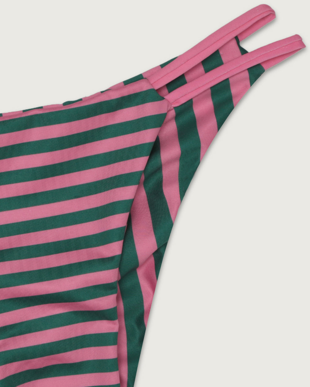 BOTTOM MINI REVERSIBLE GREEN STRIPES