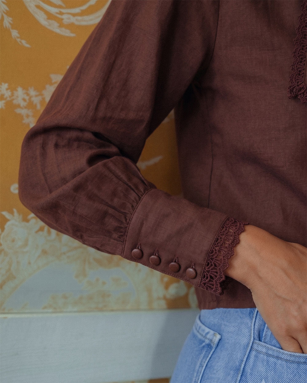 BLUSA NALA CHOCOLATE