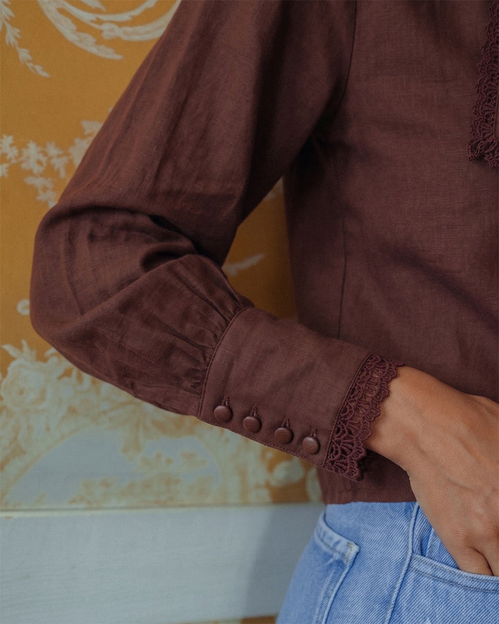 BLUSA NALA CHOCOLATE