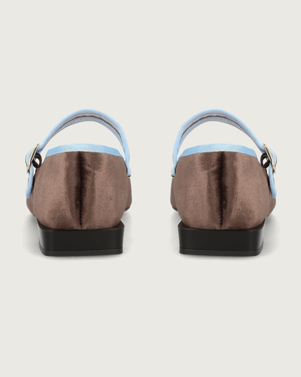 BALLERINA JANE CHOCOLATE/LIGHT BLUE