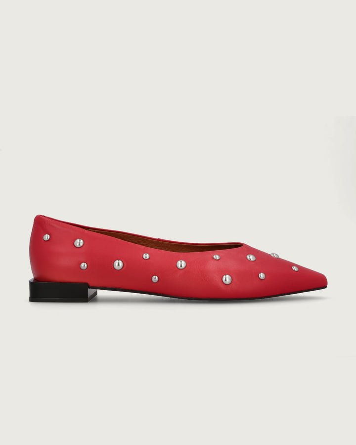 BALLERINA KIRA TACHAS ROJO