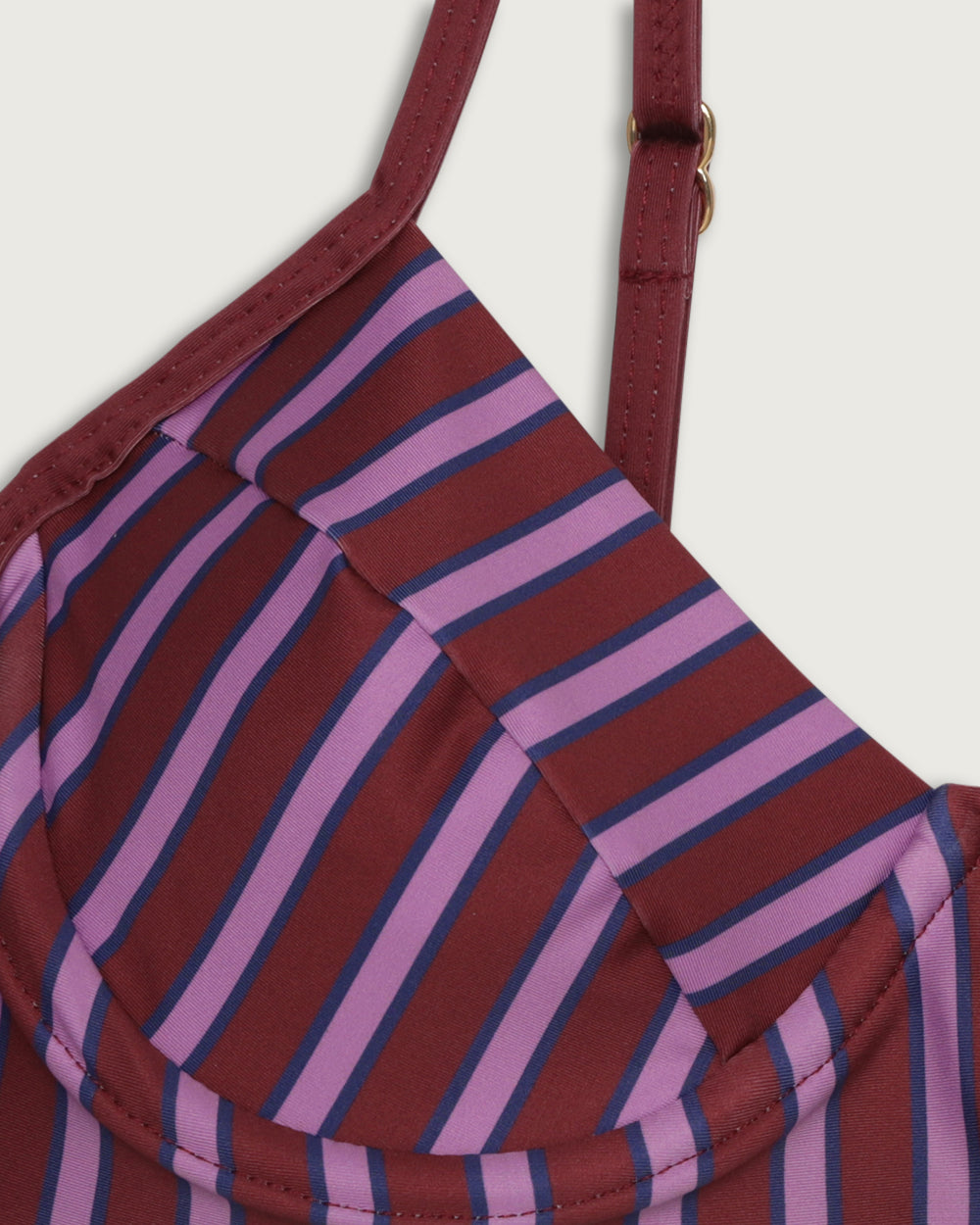 TOP LILIA CON ARCO LILA STRIPES