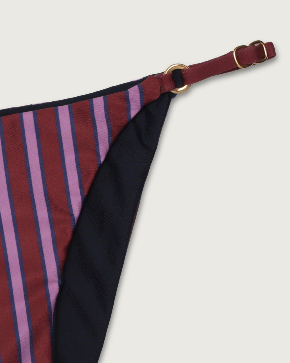 BOTTOM REVERSIBLE AJUSTABLE LILA STRIPES