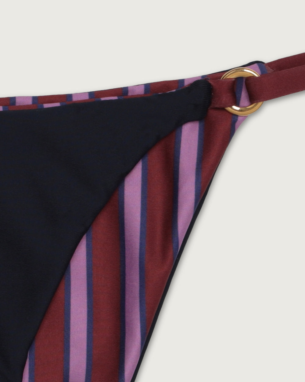 BOTTOM REVERSIBLE AJUSTABLE LILA STRIPES