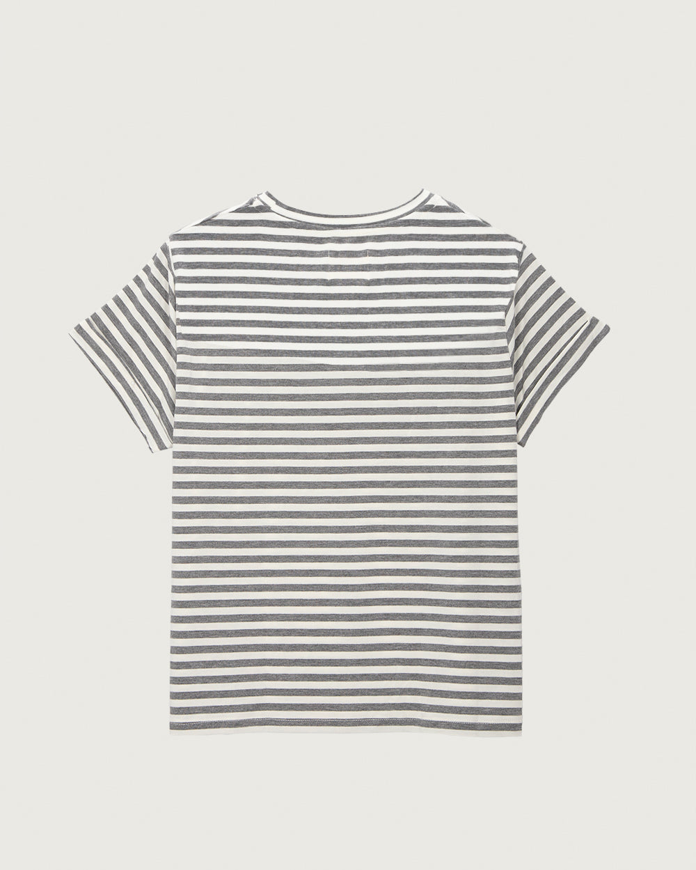 POLERA GRANADA LÍNEAS GRIS