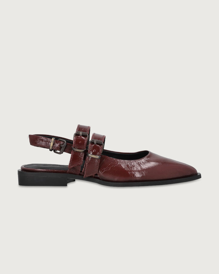 ZAPATO LUCIANA ROJO CHAROL