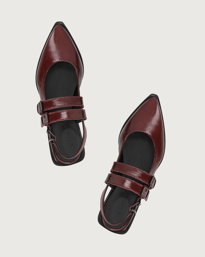 ZAPATO LUCIANA ROJO CHAROL