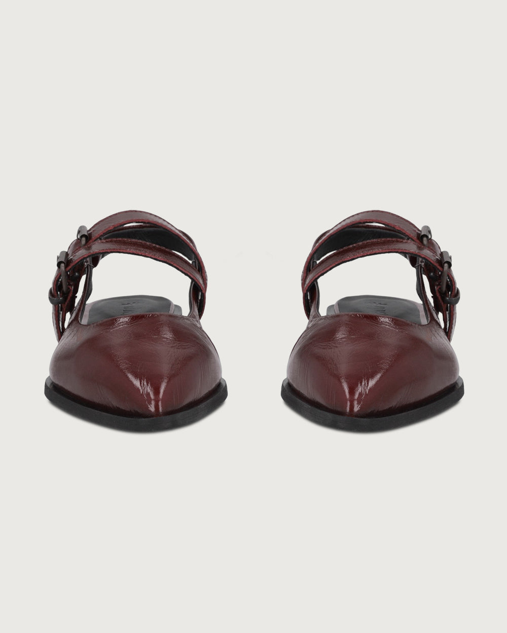 ZAPATO LUCIANA ROJO CHAROL