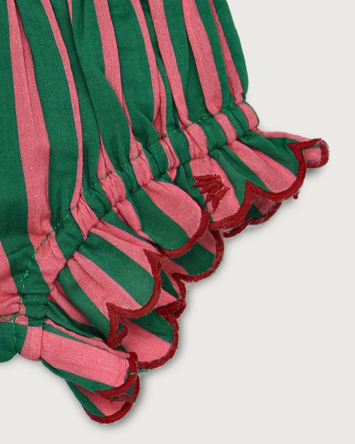 CUBRE PAÑAL MARIPOSA GREEN STRIPES