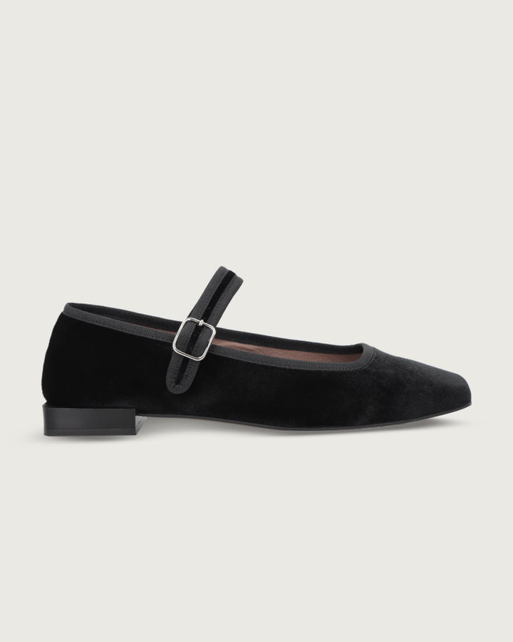 BALLERINA MARY VELVET NEGRO