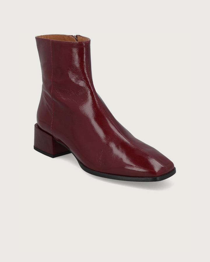 BOTÍN MEGAN BURGUNDY