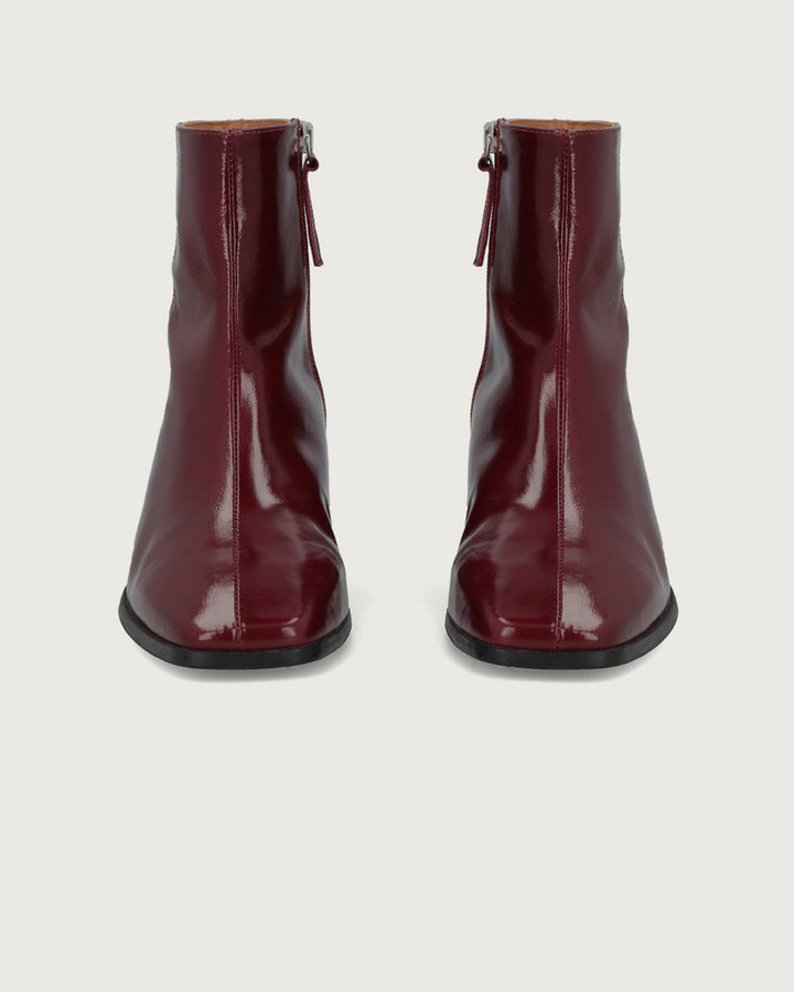BOTÍN MEGAN BURGUNDY