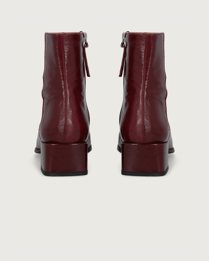 BOTÍN MEGAN BURGUNDY