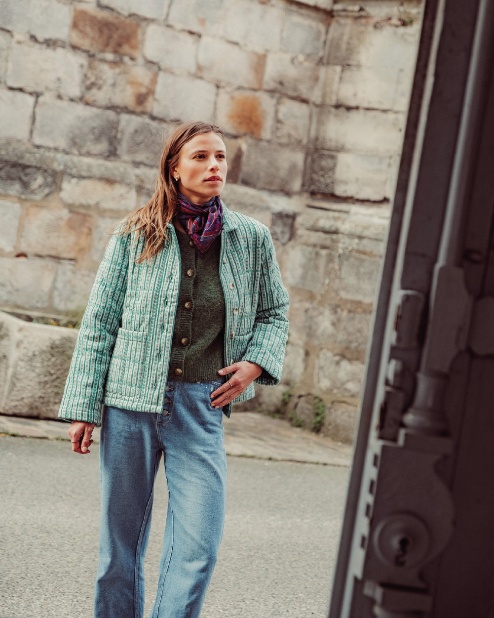CHAQUETA EMBER RAYAS MIX
