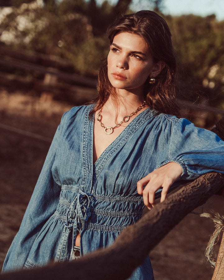 BLUSA SANTANA DARK BLUE