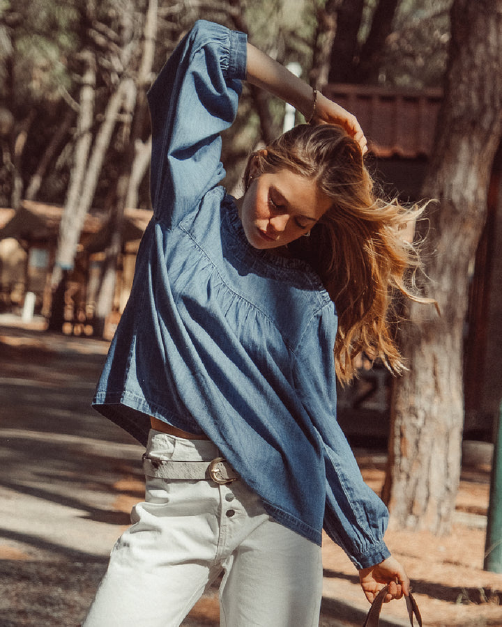 BLUSA SUSAN DARK BLUE