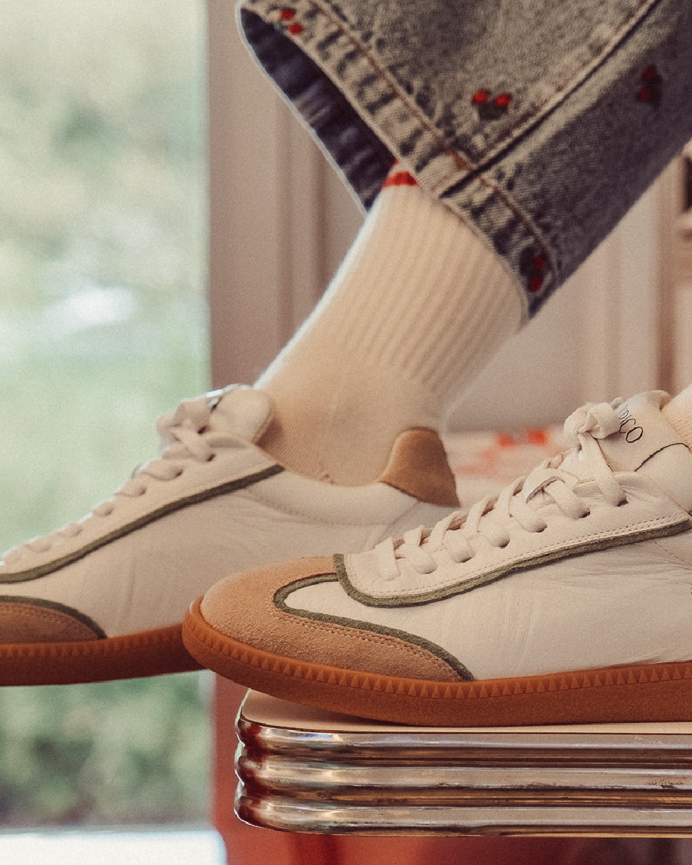 ZAPATILLA GROOVE WHITE LEATHER PREVENTA