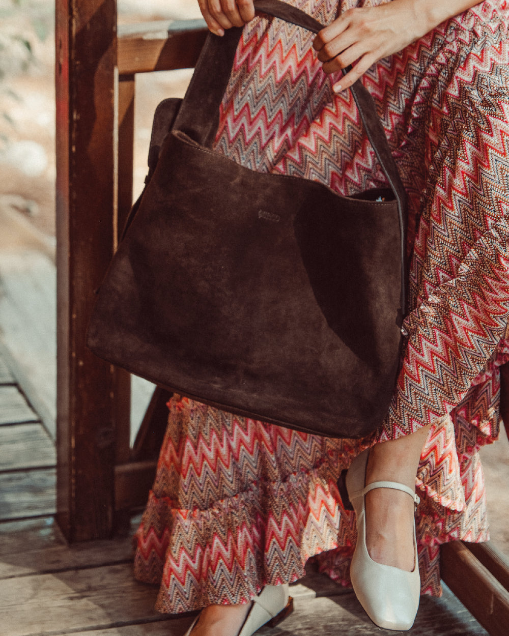 CARTERA ARETA DARK BROWN