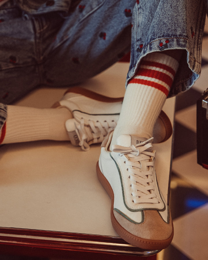 ZAPATILLA GROOVE WHITE LEATHER PREVENTA