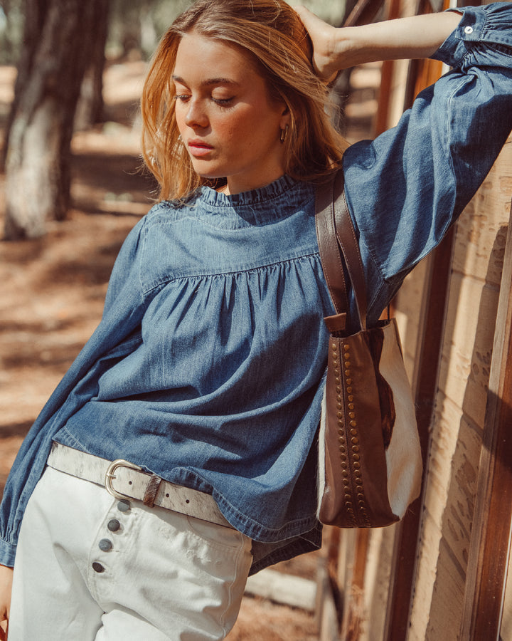 BLUSA SUSAN DARK BLUE