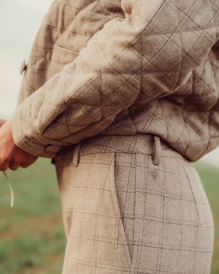 PANTALON DE LANA CELTIC SCOTTISH BEIGE