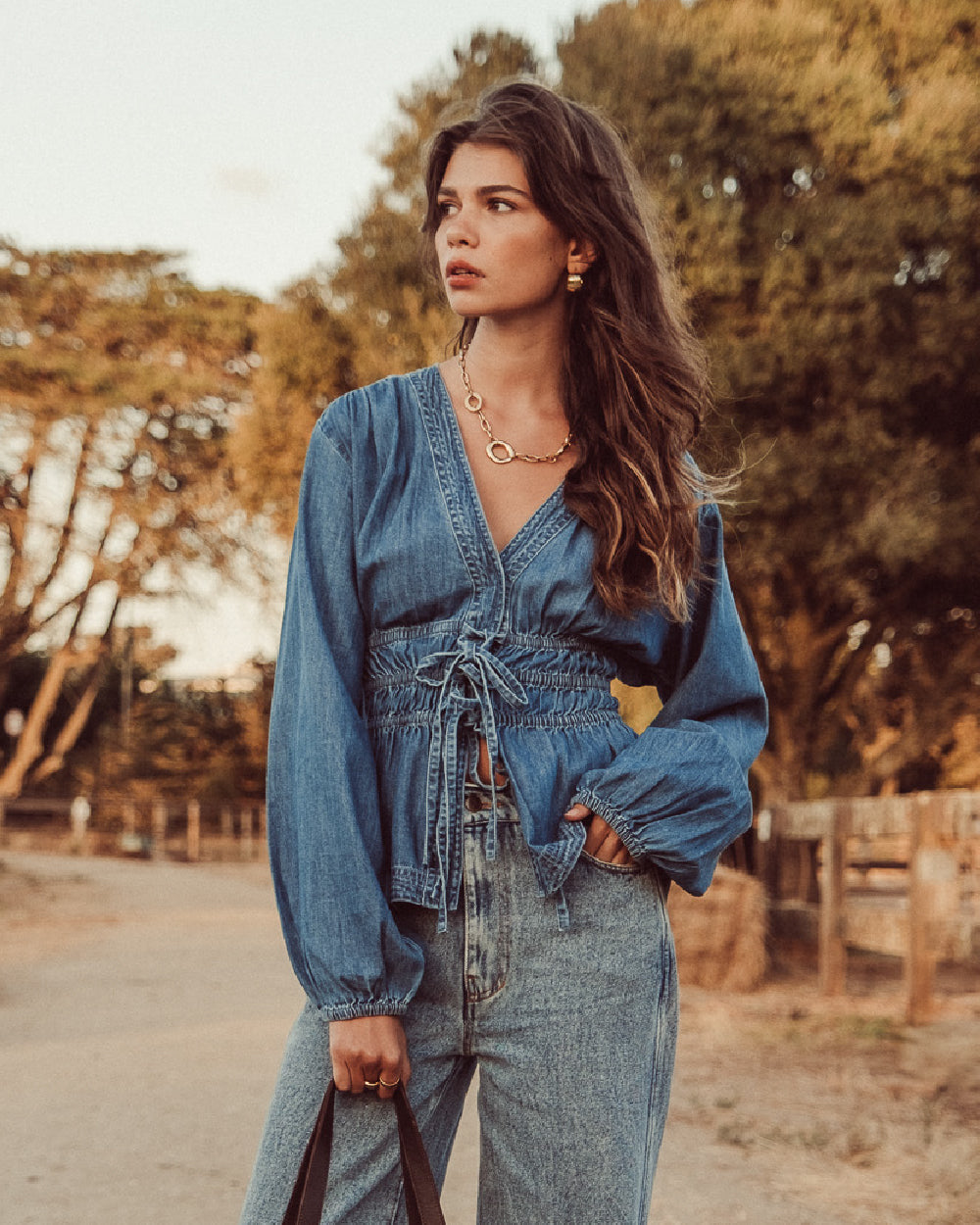 BLUSA SANTANA DARK BLUE
