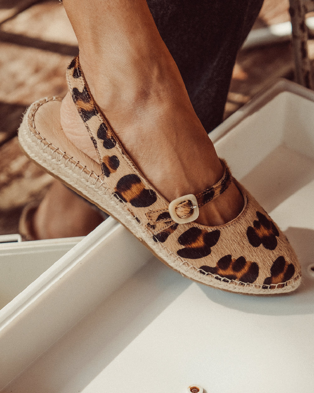 ALPARGATA INES LEOPARDO