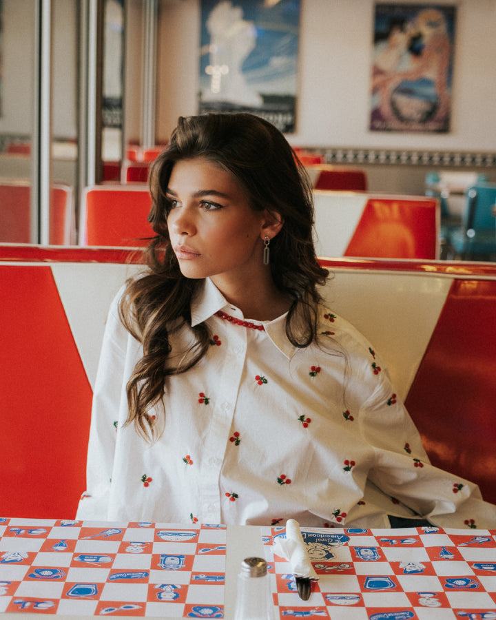 CAMISA GLITZ CHERRY