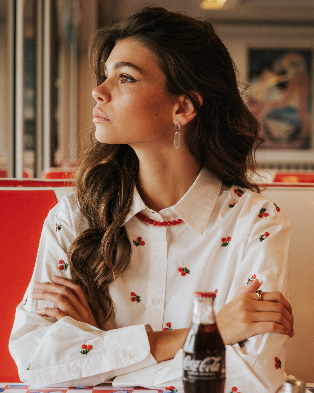 CAMISA GLITZ CHERRY