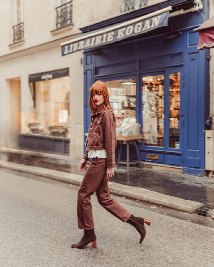JEANS BRASS BROWN