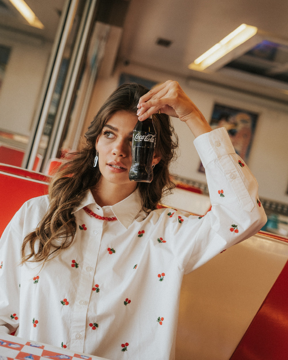 CAMISA GLITZ CHERRY
